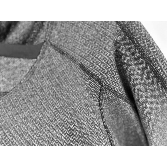 Lululemon Think Fast Hoodie Heather Gray Stretch Athletic Size Med - Picture 9 of 14